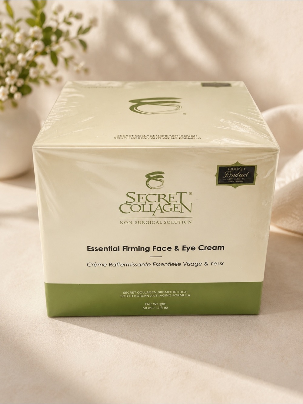 Secret Collagen 
Essential Firming Face & Eye Cream
